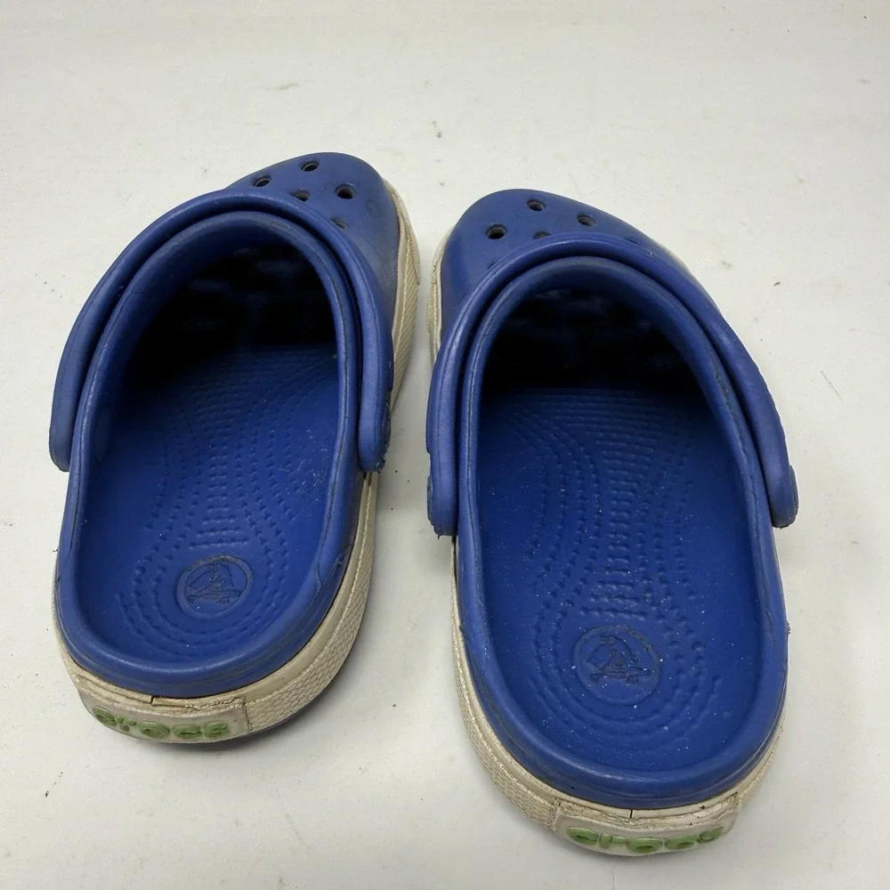 Crocs Bayaband Youth Kids Clogs Toddler  Size C 6/7 Blue Water Friendly Comfy